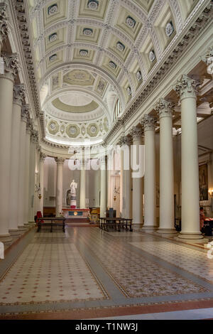 La Basilica di San Marino è una chiesa cattolica situato nella Repubblica di San Marino. Interno Foto Stock