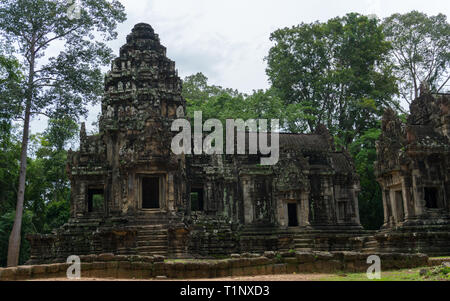Rovine Khmer di Angkor Sito Archeologico, una delle sette meraviglie del mondo Foto Stock