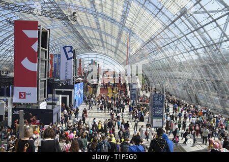 Leipziger Buchmesse 2019 Lipsia, 23.03.2019 Foto Stock