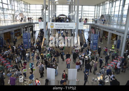 Leipziger Buchmesse 2019 Lipsia, 23.03.2019 Foto Stock