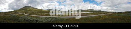Panorama di Rondane National Park Foto Stock