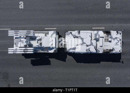 Mosca, 9 maggio 2017. Arctic missili terra-aria Pantsir complessi-SA ritorna dalla Piazza Rossa dopo la vittoria parade. Foto Stock