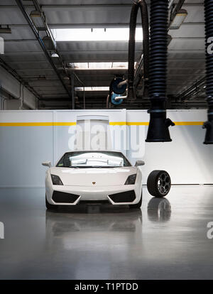 Lamborghini auto officina Milano Foto Stock