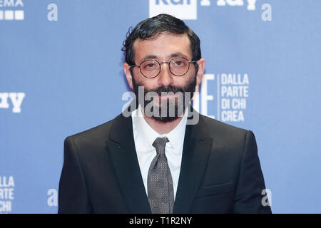 Roma, Italia. 27 mar 2019. Marcello Fonte Roma 27 Marzo 2019. 64a David di Donatello cerimonia di premiazione. foto di Samantha Zucchi Insidefoto/credito: insidefoto srl/Alamy Live News Foto Stock