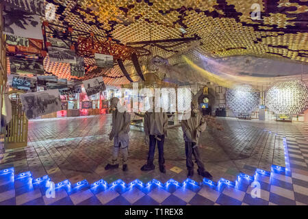 Mostra al Museo di Chernobyl a Kiev in Ucraina. Foto Stock