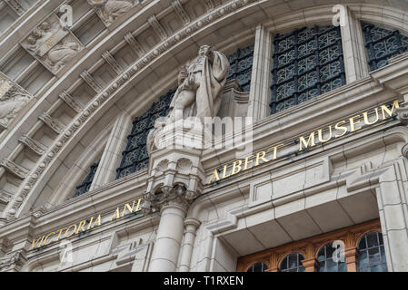 Victoria Albert Museum di Londra, Regno Unito Foto Stock