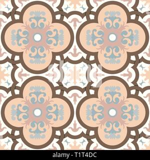Seamless pattern in stile orientale. Ornamento geometrico. Configurazione vettore. Illustrazione Vettoriale