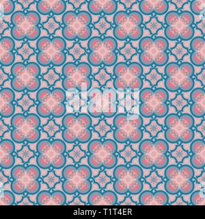 Seamless pattern in stile orientale. Ornamento geometrico. Vettore Illustrazione Vettoriale
