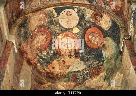 Foto & Immagine di un affresco del Cristo Pantocratore nell altare abside della Samtavisi Cattedrale Ortodossa Georgiana, secolo XVII, Shida Karti Regione, Ge Foto Stock