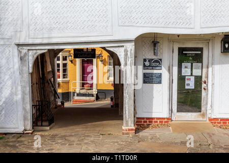 Villaggio Finchingfield High Street, Essex, Inghilterra, Regno Unito, GB Foto Stock