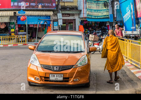 Una tipica scena nella città di Phuket Thailandia Foto Stock