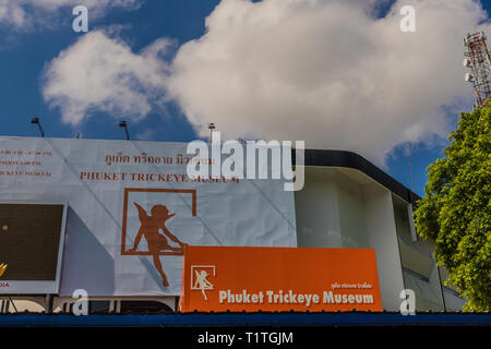 Una tipica scena nella città di Phuket Thailandia Foto Stock