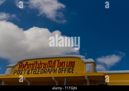 Una tipica scena nella città di Phuket Thailandia Foto Stock