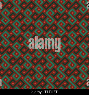 Vector Seamless pattern africani. Colorato africana ornamento geometrico. Illustrazione Vettoriale
