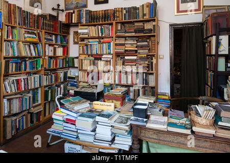 Di seconda mano Book Shop, Gdansk, Polonia Foto Stock