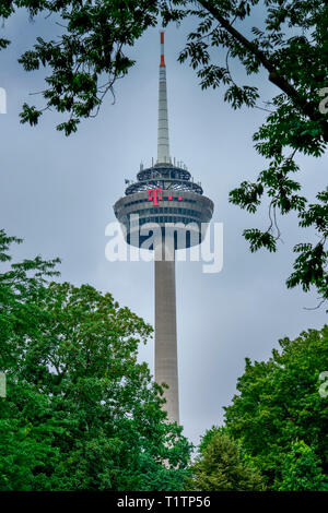 Colonius Fernsehturm, Koeln, Nordrhein-Westfalen, Deutschland Foto Stock