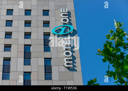 Motel One, Steindamm, St. Georg, Amburgo, Deutschland Foto Stock