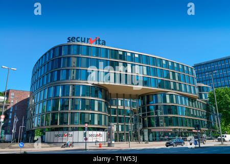 Securvita Krankenkasse, Luebeckertordamm, Amburgo, Deutschland, Lübeckertordamm Foto Stock