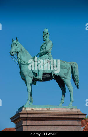 Kaiser-Wilhelm-Denkmal, Platz der Republik, Altona Amburgo, Deutschland Foto Stock