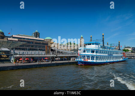 Louisiana Star, Landungsbruecken, St. Pauli, Amburgo, Deutschland Foto Stock