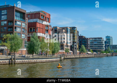 Grasbrookhafen, Dalmannkai, Hafencity di Amburgo, Deutschland Foto Stock