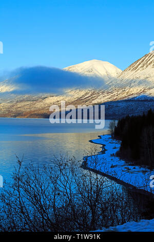 Kenai Lake, Primrose, Penisola di Kenai, Alaska Foto Stock