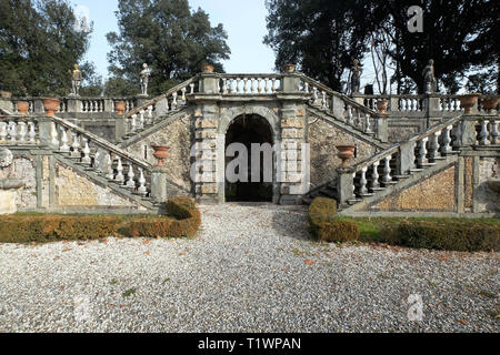 Villa Torrigiani-Camigliano,giardino della flora,Lucca,Italia Foto Stock