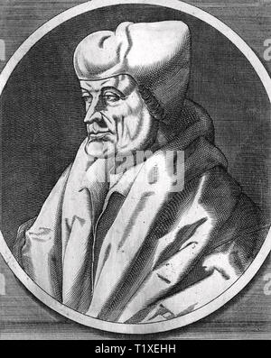 Desiderio ERASMUS (1466-1536) olandese umanista cristiana Foto Stock