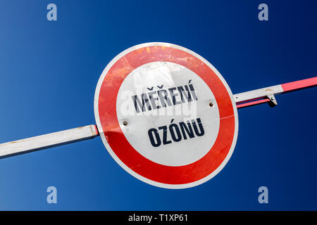 Český hydrometeorologický ústav, Libuš, Praha, Česká republika / Istituto Idrometeorologico della Repubblica Ceca, Praga - Libus, Repubblica Ceca Foto Stock