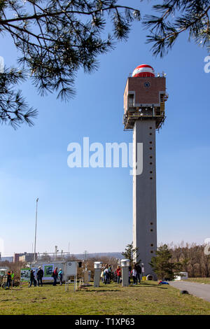Český hydrometeorologický ústav, Libuš, Praha, Česká republika / Istituto Idrometeorologico della Repubblica Ceca, Praga - Libus, Repubblica Ceca Foto Stock