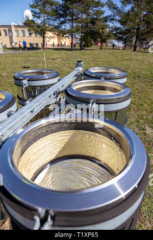 Český hydrometeorologický ústav, Libuš, Praha, Česká republika / Istituto Idrometeorologico della Repubblica Ceca, Praga - Libus, Repubblica Ceca Foto Stock