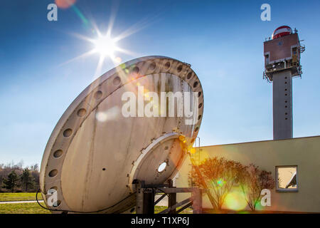 Český hydrometeorologický ústav, Libuš, Praha, Česká republika / Istituto Idrometeorologico della Repubblica Ceca, Praga - Libus, Repubblica Ceca Foto Stock