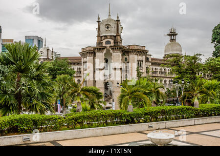 Edificio dell'Amministrazione ferroviaria Malese, Kuala Lumpur, Malesia Foto Stock