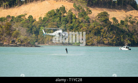 Il Langkawi, Malesia : 28 marzo 2019 : navale unità di commando eseguire alla lima di credito mostra: Chung Jin Mac/Alamy Live News Foto Stock