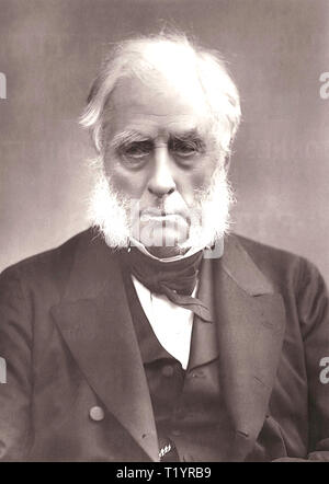 WILLIAM CAVENDISH,VII duca di Devonshire (1808-1891) British proprietario terriero, politico e filantropo circa 1880 Foto Stock