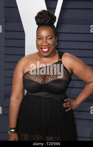 2019 Vanity Fair Oscar Party a seguito della 91Academy Awards a Wallis Annenberg Center for the Performing Arts di Beverly Hills, la California. Dotato di: Tarana Burke dove: Beverly Hills, in California, negli Stati Uniti quando: 24 Feb 2019 Credit: Sheri Determan/WENN.com Foto Stock