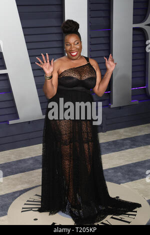2019 Vanity Fair Oscar Party a seguito della 91Academy Awards a Wallis Annenberg Center for the Performing Arts di Beverly Hills, la California. Dotato di: Tarana Burke dove: Beverly Hills, in California, negli Stati Uniti quando: 24 Feb 2019 Credit: Sheri Determan/WENN.com Foto Stock