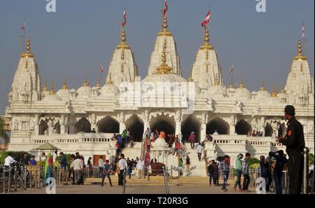 Shree Swaminarayan Tempio- Bhuj/Gujarat-India Foto Stock