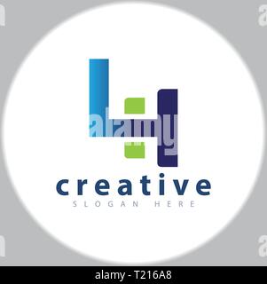 Ricevitore logo scudo template vettoriale Illustrazione Vettoriale