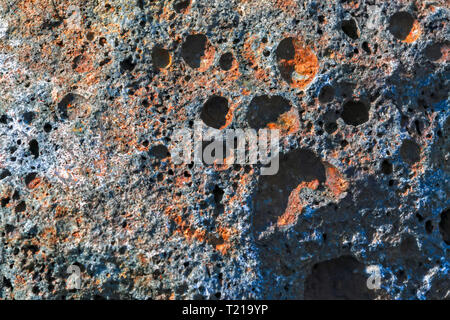 Consistenza naturale di hematites dei monti Urali close-up Foto Stock