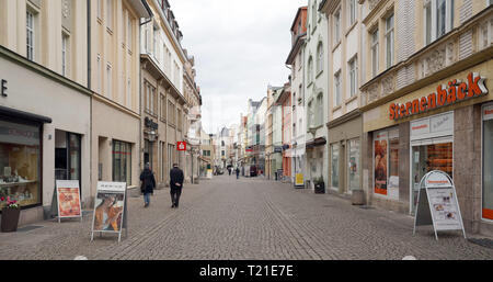 Zeitz, Germania. 26 Mar, 2019. Vista sulla Roßmarkt. Credito: Pietro Endig/dpa-Zentralbild/ZB/dpa/Alamy Live News Foto Stock