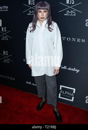 Los Angeles, Stati Uniti. 29 Mar, 2019. LOS ANGELES, CALIFORNIA, STATI UNITI D'America - 29 Marzo: Layke arriva a Matt Sarafa & Jonathan Marc Stein Autunno/Inverno 2019 Fashion Show tenutosi al 427 N. Fairfax Avenue, 29 marzo 2019 a Los Angeles, California, Stati Uniti. (Foto di Xavier COLLIN/Image Press Agency) Credito: Image Press Agency/Alamy Live News Foto Stock