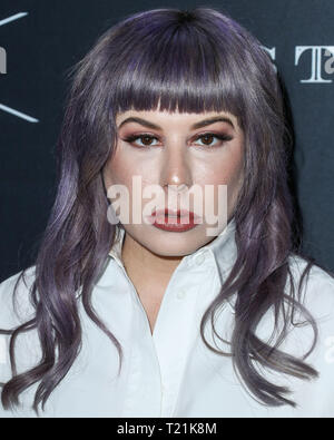 Los Angeles, Stati Uniti. 29 Mar, 2019. LOS ANGELES, CALIFORNIA, STATI UNITI D'America - 29 Marzo: Layke arriva a Matt Sarafa & Jonathan Marc Stein Autunno/Inverno 2019 Fashion Show tenutosi al 427 N. Fairfax Avenue, 29 marzo 2019 a Los Angeles, California, Stati Uniti. (Foto di Xavier COLLIN/Image Press Agency) Credito: Image Press Agency/Alamy Live News Foto Stock