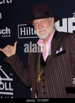 Brooklyn, Stati Uniti d'America. 29 Mar, 2019. NEW YORK NEW YORK - 29 Marzo: Mick Fleetwood assiste il 2019 Rock & Roll Hall Of Fame cerimonia di investitura presso Barclays Center su Marzo 29, 2019 a New York City. Credito: Imagespace/Alamy Live News Foto Stock