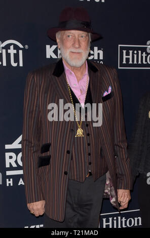 Brooklyn, Stati Uniti d'America. 29 Mar, 2019. NEW YORK NEW YORK - 29 Marzo: Mick Fleetwood assiste il 2019 Rock & Roll Hall Of Fame cerimonia di investitura presso Barclays Center su Marzo 29, 2019 a New York City. Credito: Imagespace/Alamy Live News Foto Stock