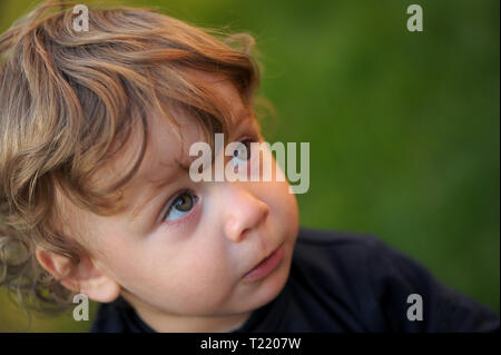 Il Toddler, 2 anno di età bambino ritratto Foto Stock