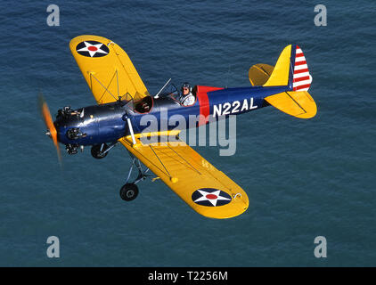 Ryan società aeronautica PT-22 trainer militare Foto Stock