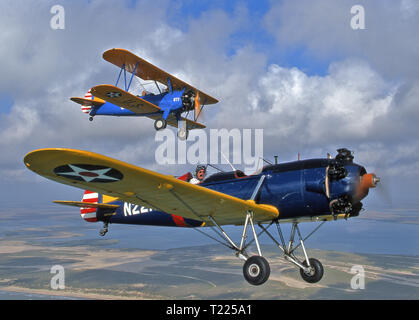 Ryan società aeronautica PT-22 trainer militare Foto Stock