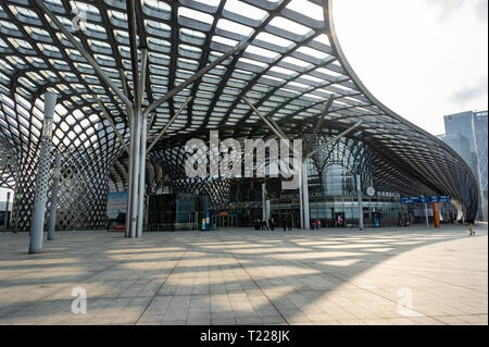 La Baia di Shenzhen Centro sportivo a Shenzhen in Cina Foto Stock