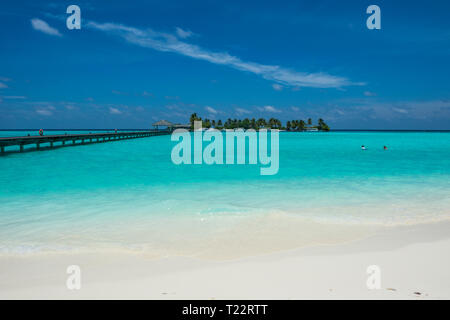 Maledives, Ari Atoll, Nalaguraidhoo, Sun Island Resort Foto Stock